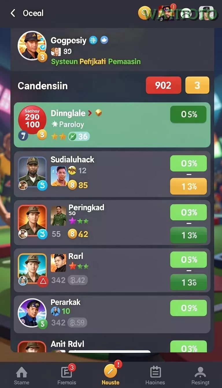 Cuplikan layar CU888 — halaman utama