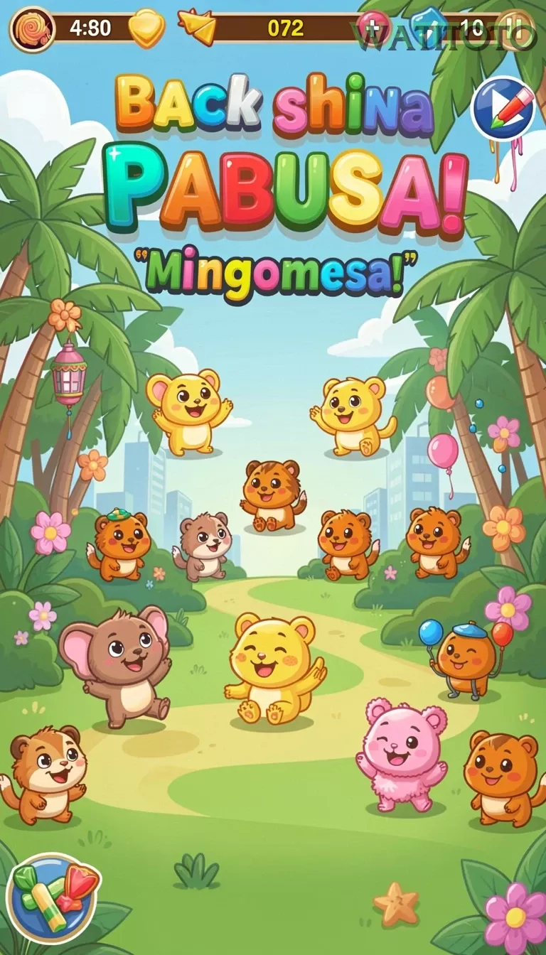 Cuplikan layar HOKIGAME — menu navigasi