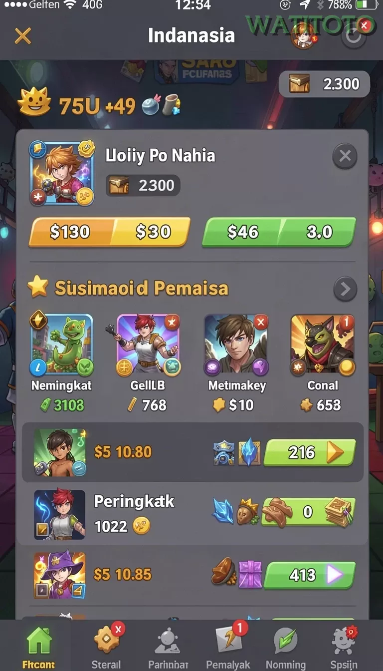 Cuplikan layar BW888 — halaman utama