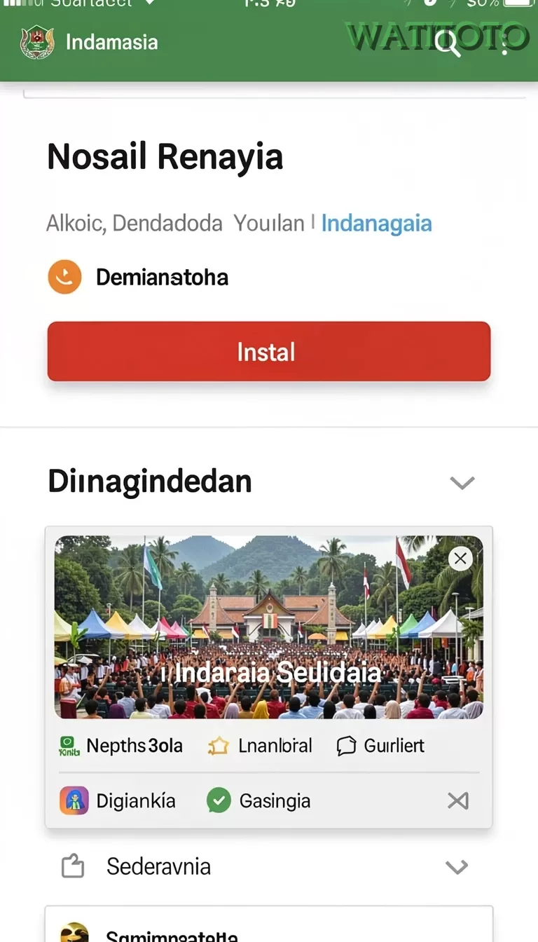 Cuplikan layar IN22 — aktivitas